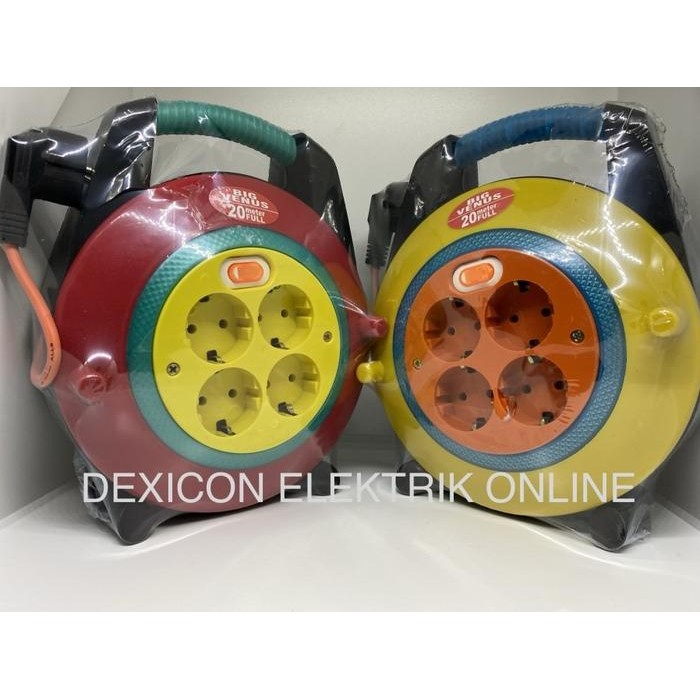 STOP KONTAK ROLL VENUS 20METER/BOX KABEL VENUS/KABEL BOX MURAH/