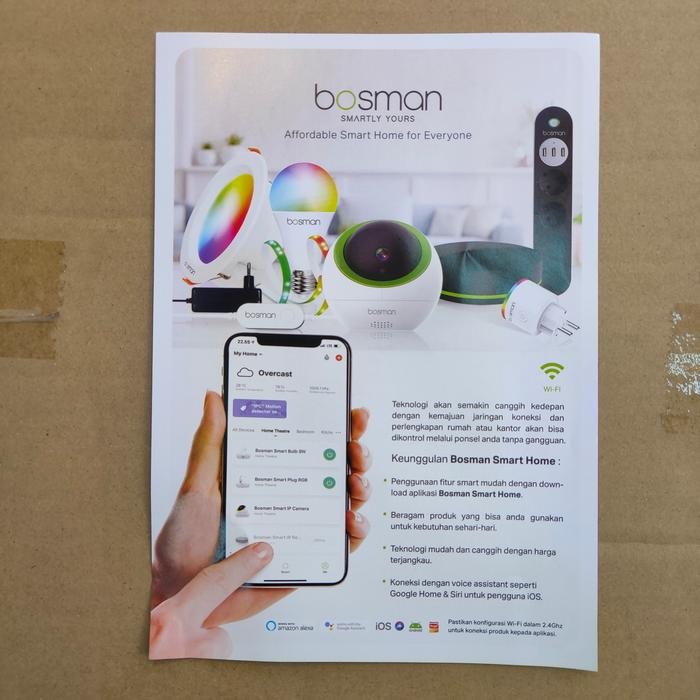 BOSMAN SMART POWER STRIP / STOP KONTAK WIFI / STOP KONTAK USB