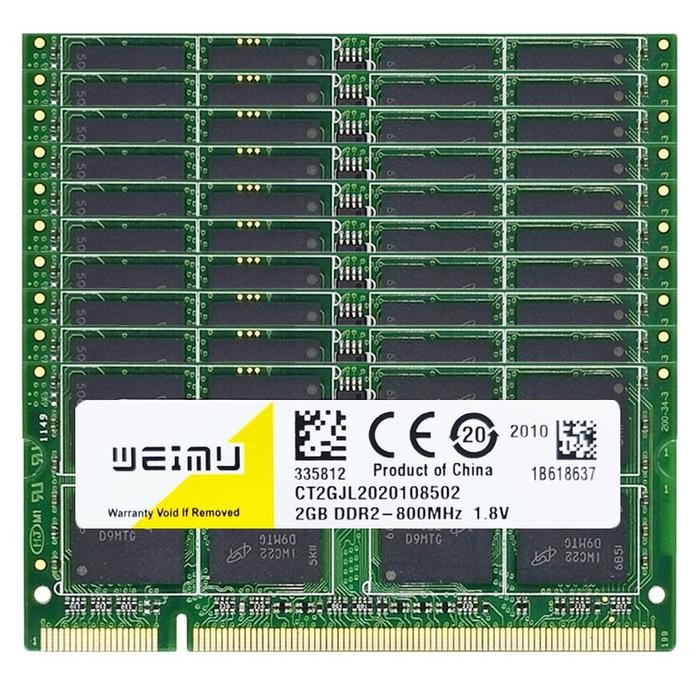 10x2G 50X2G 2GB 4GB 8G DDR2 SODIMM RAM PC2 6400 5300 204Pin