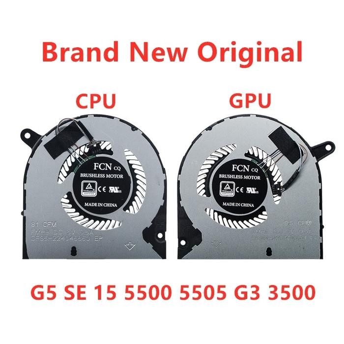 Brand New Original Laptop GPU CPU Cooling Fan For Dell G5 SE