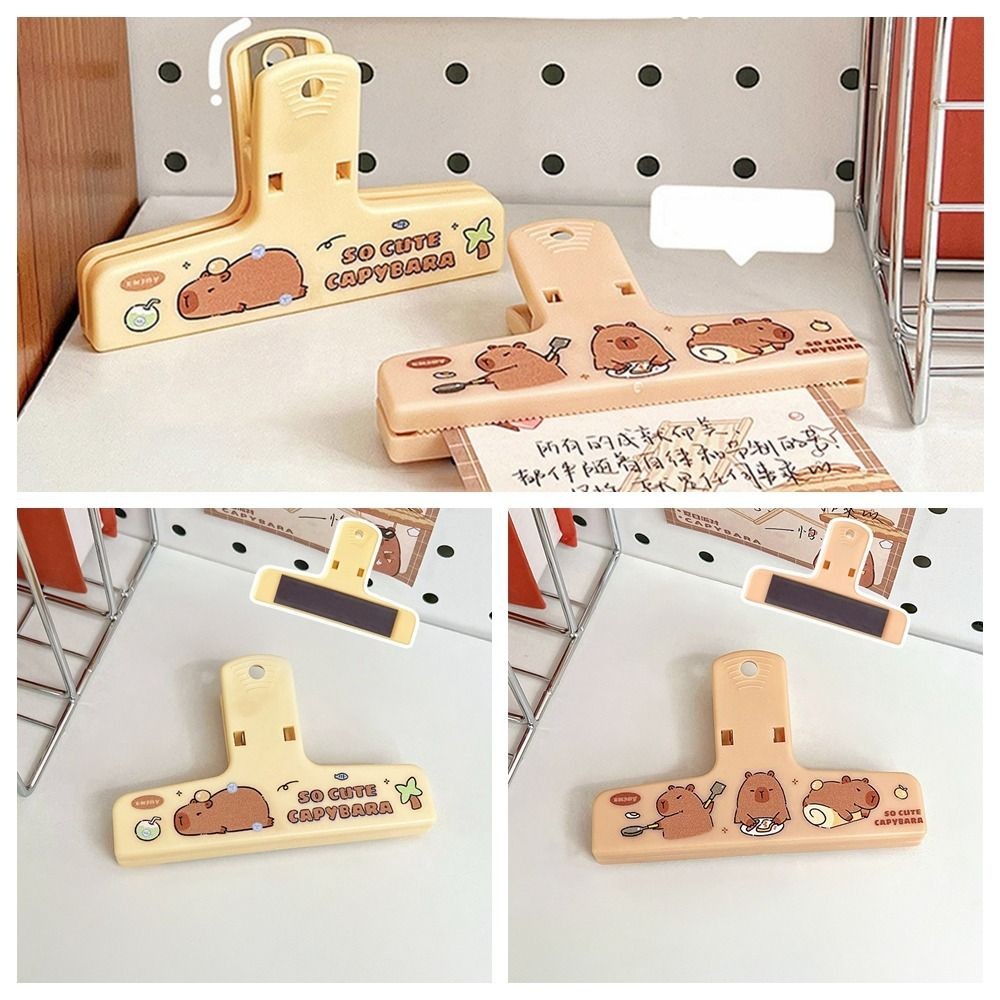 

Creative Capybara Storage Folder Multi-purpose Portable Snack Clip Kawaii Multifunction Documents