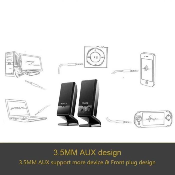 [Expret] Speaker PC Laptop Komputer Edifier Stereo Bass Speaker USB