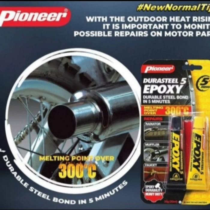 Expert Lem durasteel pioner 15gr lem knalpot lem radiator lem tahan panas