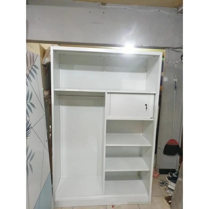 Lemari Pakaian Sliding Besi Lemari Baju Lemari Sliding Besi Wardrobe