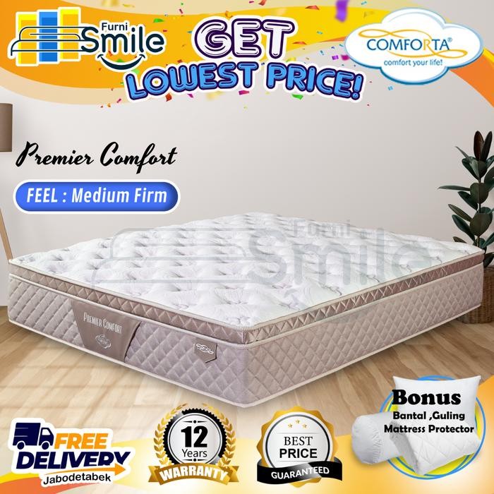 Hanya Kasur Comforta Spring Bed Preer Comfort - 100 120 140 160 180 200