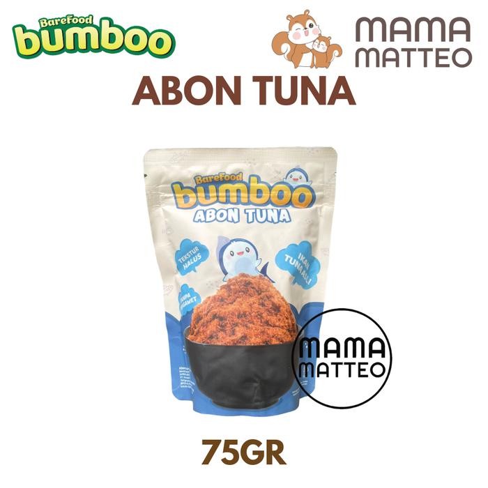 

BAREFOOD BUMBOO Abon Tuna 75gr Tanpa MSG & Pengawet / Abon Ikan Cemilan MPASI Anak & Dewasa /
