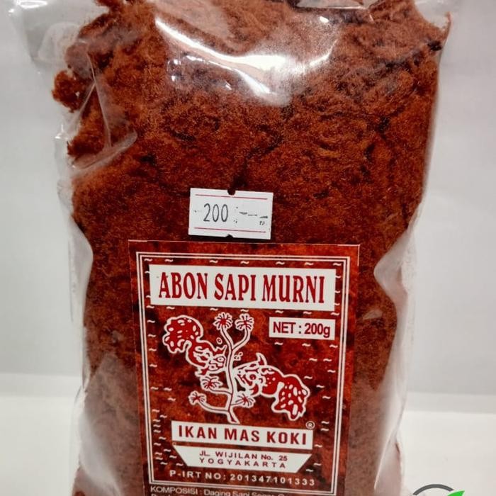 

ABON SAPI MURNI CAP IKAN MAS KOKI 200gr