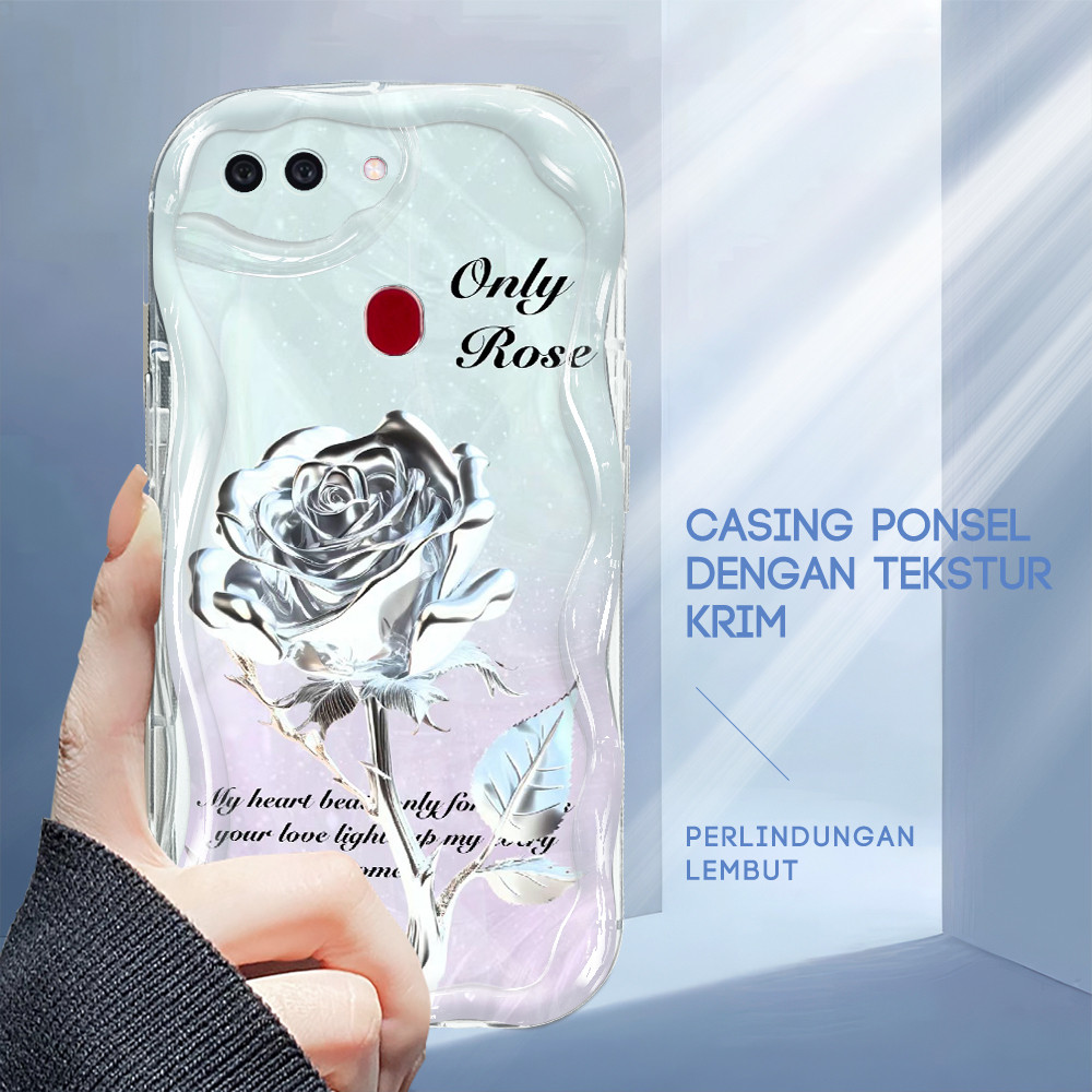 Casing Penuh Dengan Bunga Untuk For OPPO R15 Case Softcase Kesing 3808