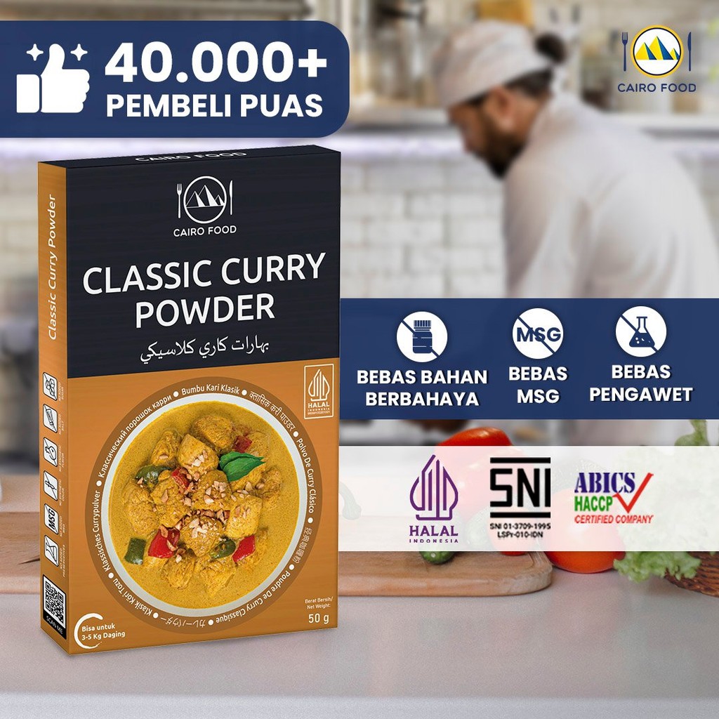 

Cairo Food - Bumbu Kari Klasik Asli Rempah