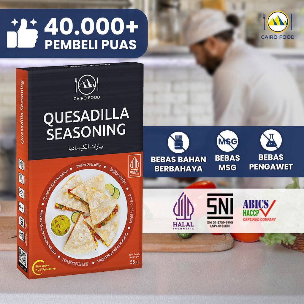 

Cairo Food - Bumbu Quesadilla Asli Rempah