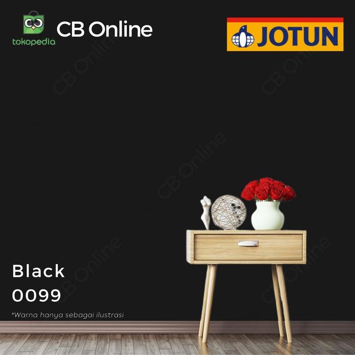 JOTUN CAT TEMBOK - BLACK 0099 - GALON