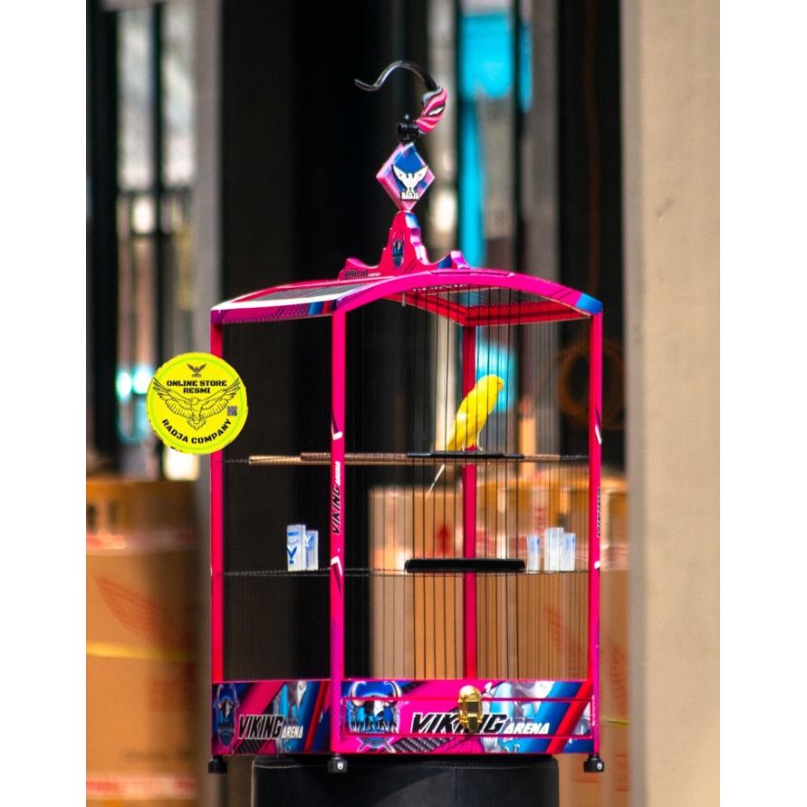 SANGKAR RADJA KOTAK VIKING ARENA RUJI SENAR DECAL SANGKAR KOTAK KENARI