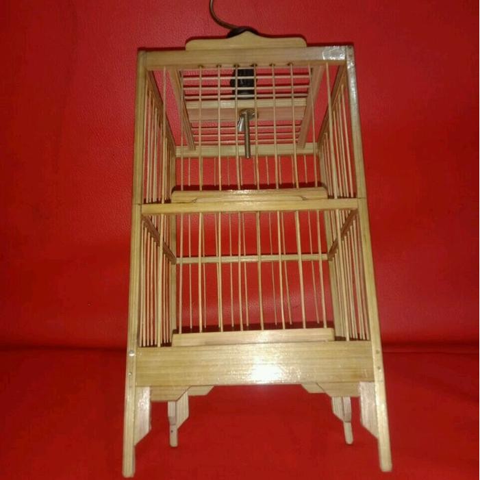 sangkar bambu untuk burung kecil