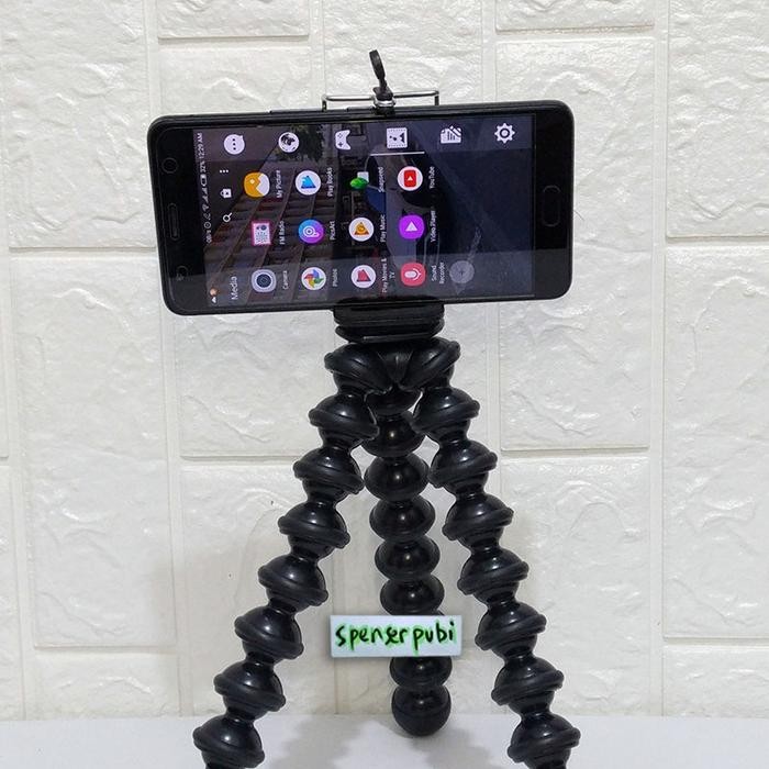Paket Tripod Hp Gorilla Pod Large All Iphone Android Fleksibel Octopus