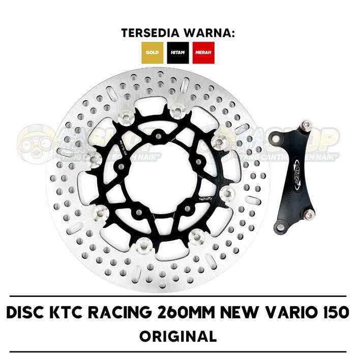 Disc KTC Racing 260mm Vario 150 LED NEW Lubang 5 Cakram 260