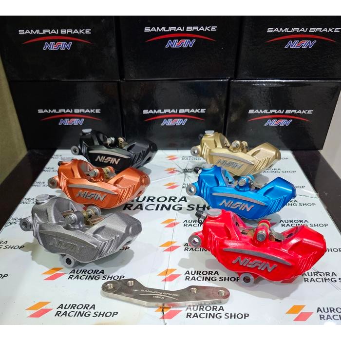 KALIPER DEPAN KIRI NISSIN 4 PISTON PCX 150 / PCX 160 - ORIGINAL