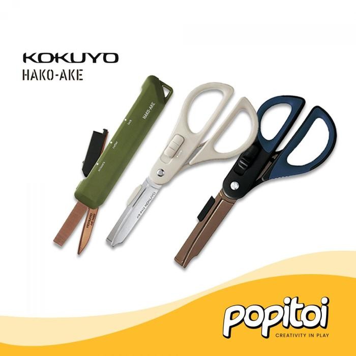 

AT KOKUYO HAKOAKE 2-Way Non-Stick Scissors Gunting