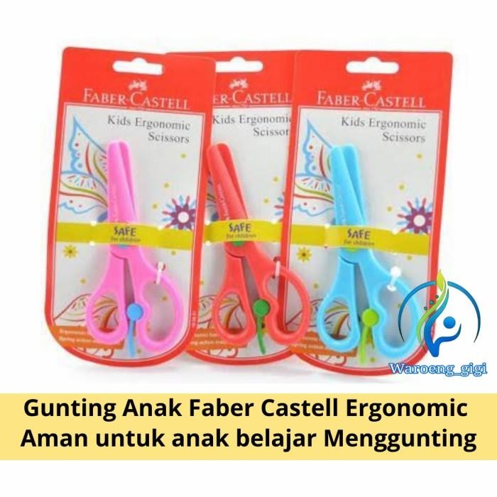 

AT Mainan Edukasi Gunting Anak Faber Castell / Kids Ergonomic Scissor