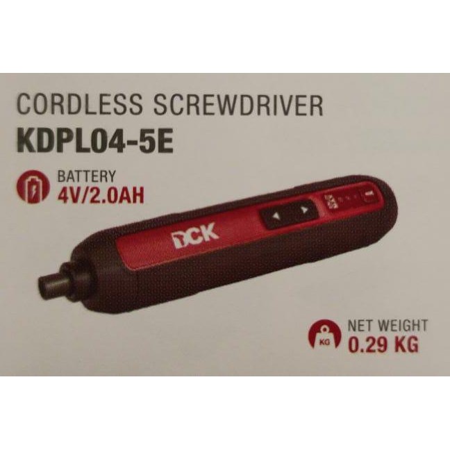 DCK KDPL04-5E CORDLESS SCREWDRIVER MESIN BOR OBENG BATERAI