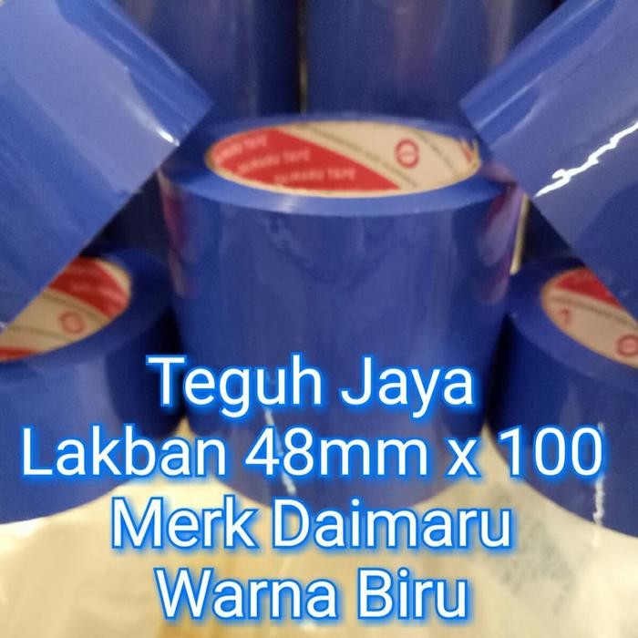 

AT Lakban Isolasi Selotip OPP Merk Daimaru 48 mm x 100 Warna Biru