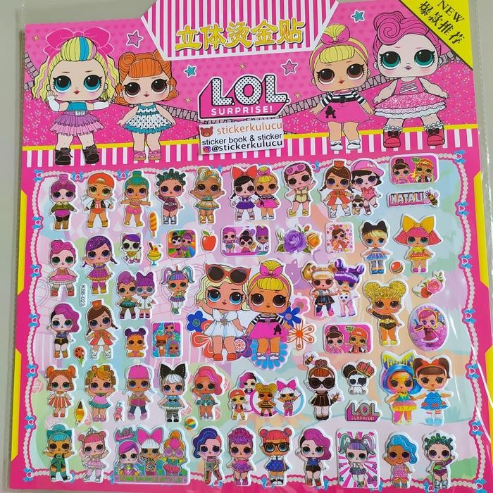 

AT Stiker anak timbul LOL JUMB0 34x37cm