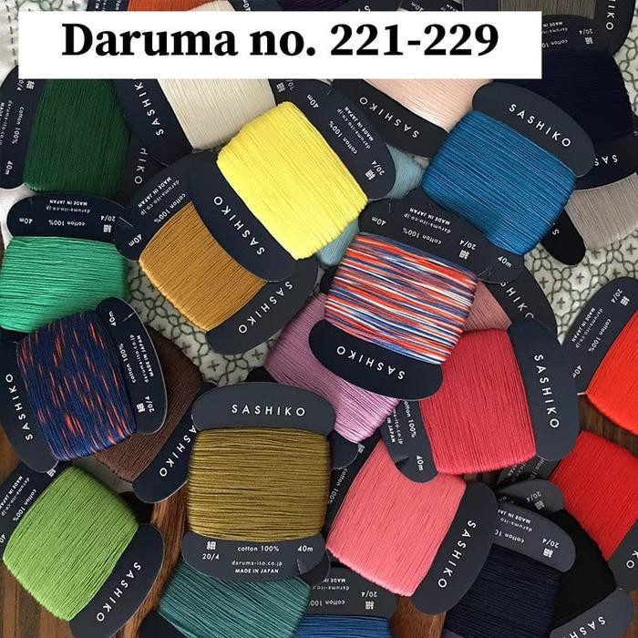 

AT Benang sashiko Daruma 40m (221-229)