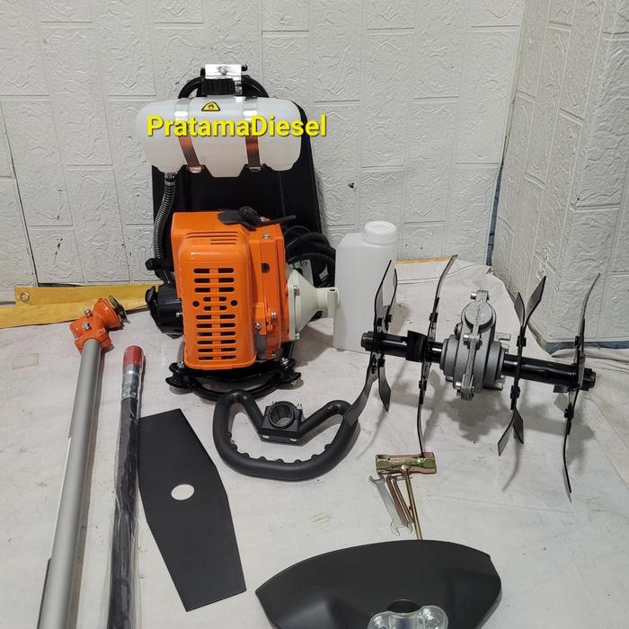 Ready Faktur Paket mesin potong rumput 328+Cultivator bajak sawah