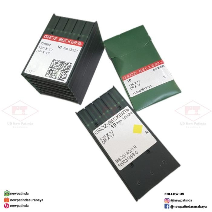 

AT jarum utk mesin jahit industri walking foot tipe DP x 17 Groz Beckert