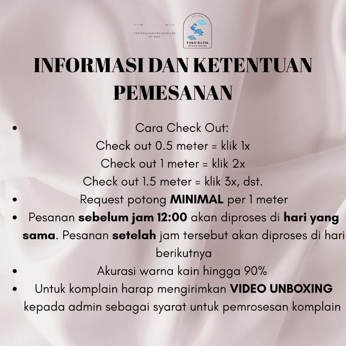 

AT Kain Satin ROBERTO Printing Kembang Motif Acacia Super Silk 2024 Kilap Polos Premium Original