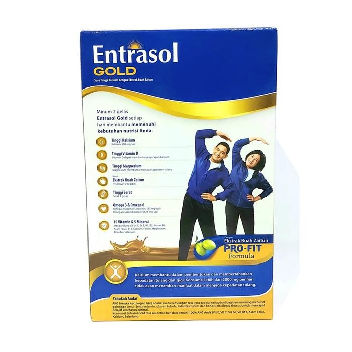 

(Expert) Entrasol Gold Chocolate 580gr susu kalsium