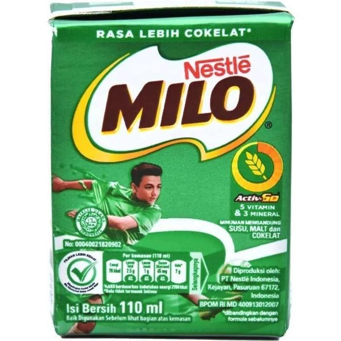 

(Expert) MILO UHT 110ML DUS ISI 36 PCS - NESTLE MILO SUSU COKELAT KOTAK KECIL 110 ML X 36 PAK KARTON