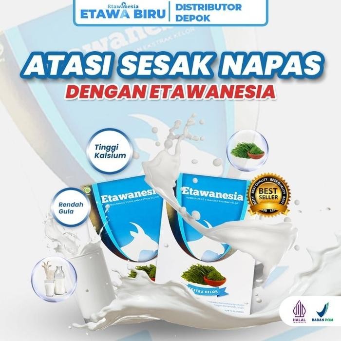 

(Expert) ETAWANESIA ETAWA BIRU 100% Original Susu Kambing Etawa + Ekstrak Moringa Folium Daun Kelor