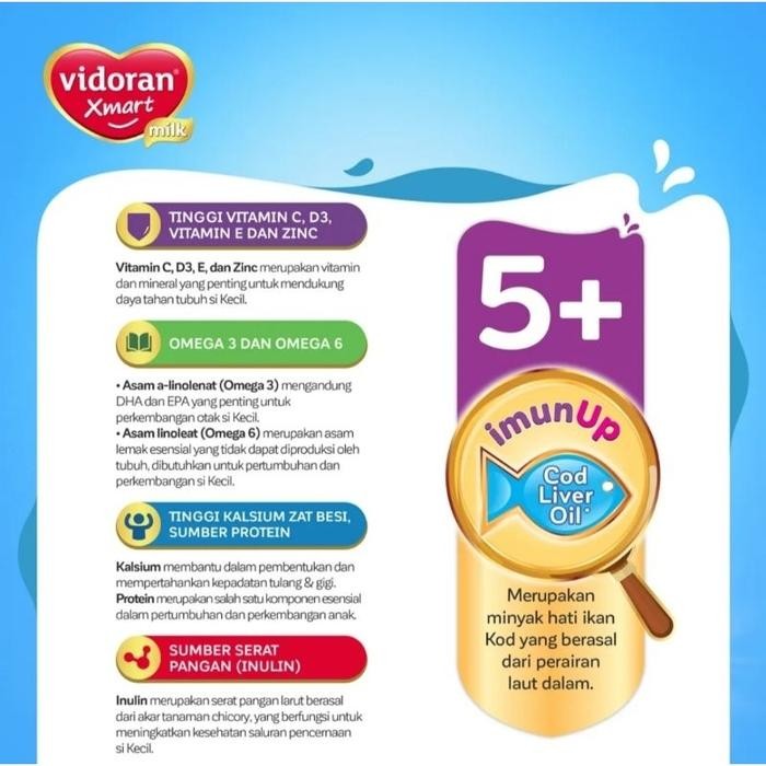 

(Expert) Vidoran Xmart 5+ Madu/Cokelat 700gr