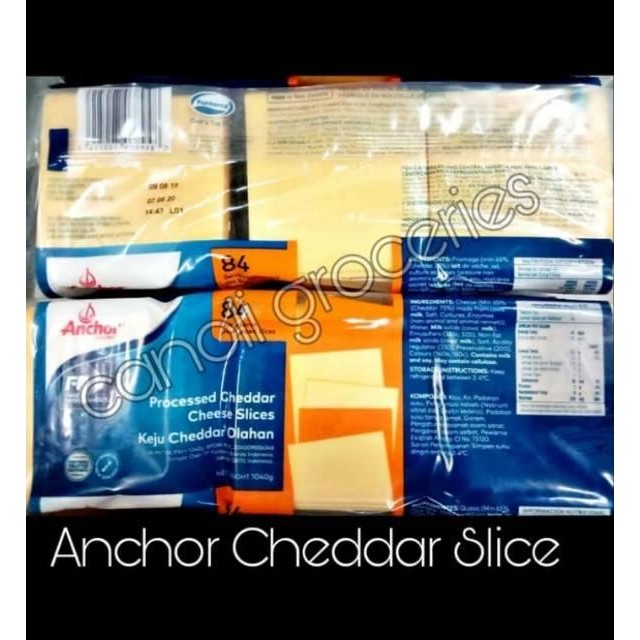 

(Expert) Anchor Cheddar Cheese Slice l Keju Cheddar
