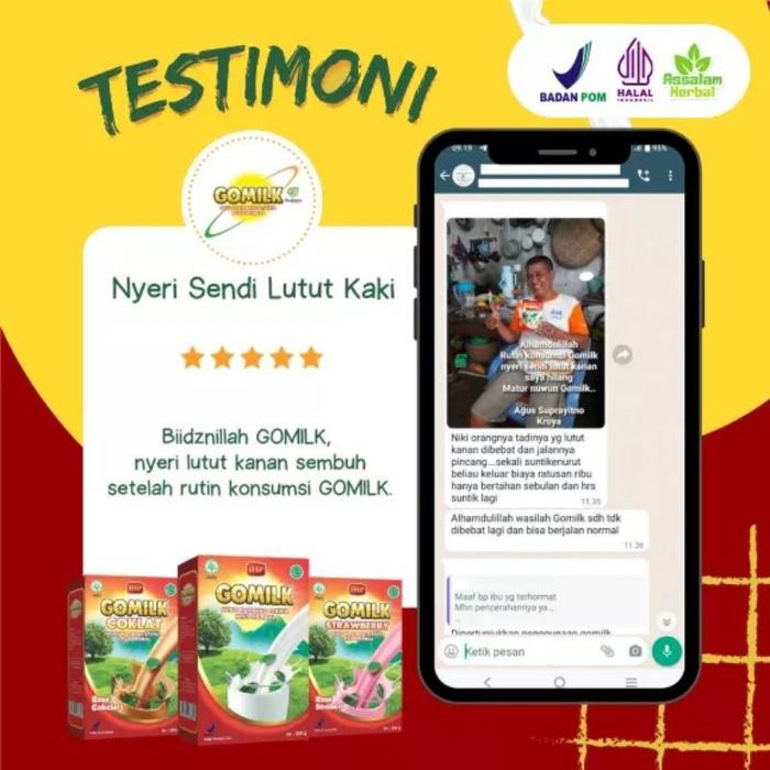 

(Expert) GOMILK Susu Kambing Etawa untuk Mengatasi dan Mencegah Nyeri Sendi Lutut