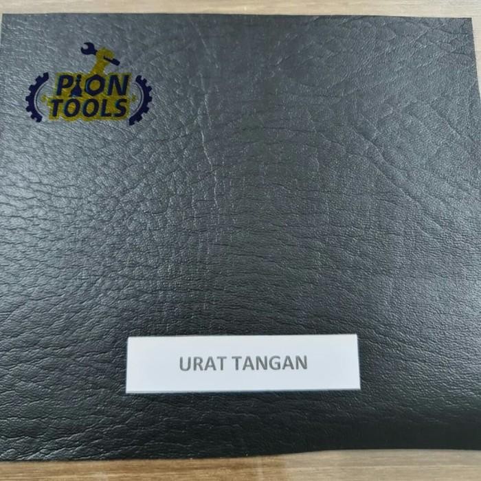 (Expert) Sarung kulit jok motor polos hitam Urat Tangan 65x95 cm cover jok kuli