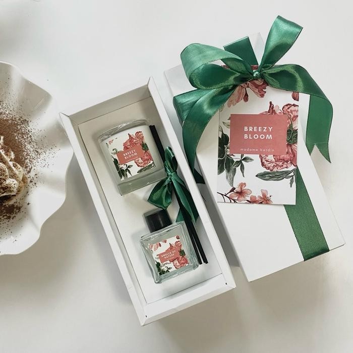 (Expert) 7 VARIAN HAMPERS SET SCENTED CANDLE REED DIFFUSER by madame berdin Giftset Candle Kado