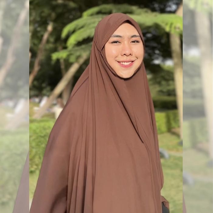 Sumayya Kerudung Bergo Jilbab Instan Hijab Khimar Syari Maryam Jumbo Tali Premium Non Pet Wolfis