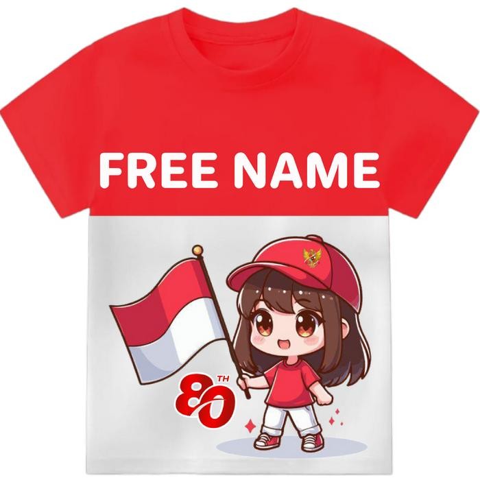 (Expert) BAJU ANAK ANAK MERAH PUTIH 17 AGUSTUS