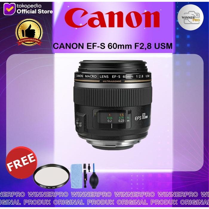 lensa canon ef-s 60mm f2.8 macro usm