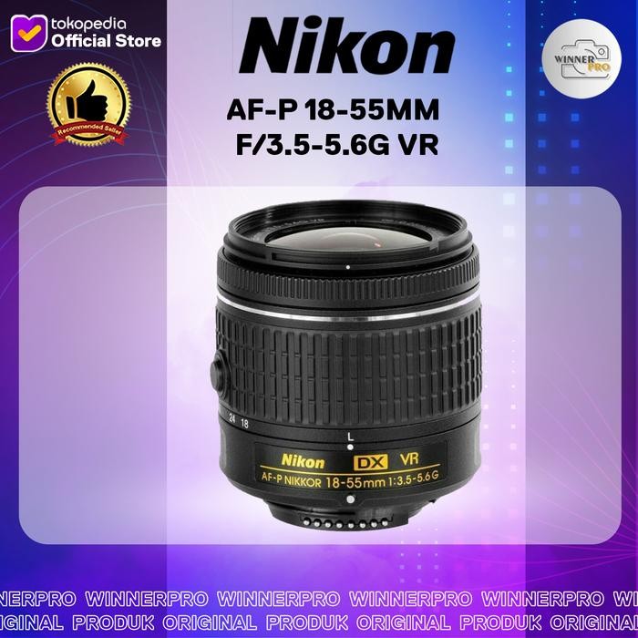 Lensa Nikon Af-p 18-55mm VR - Lensa Copotan