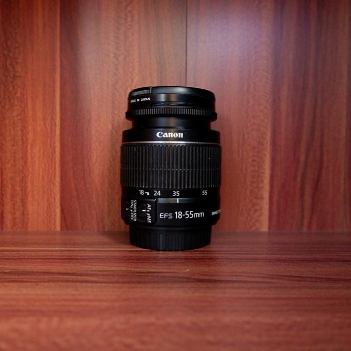 Lensa kit canon 18-55 is second