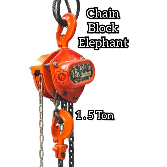 Banyak Dicari Chain Block Elephant 1.5 Ton