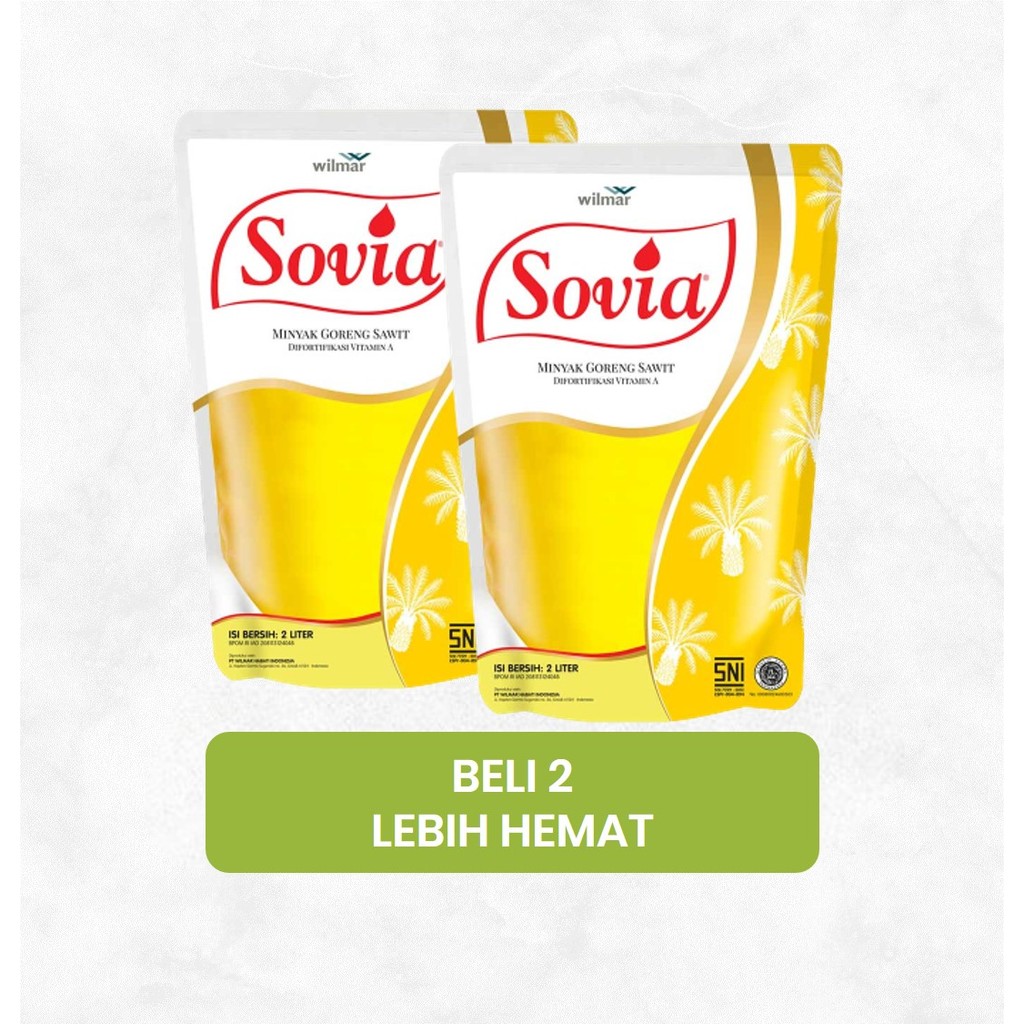

Bundle - 2 x Sovia Minyak Goreng Pouch 2 liter