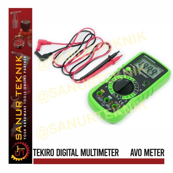 TEKIRO DIGITAL MULTIMETER / AVOMETER / AVO METER / MULTITESTER DIGITAL TERMURAH