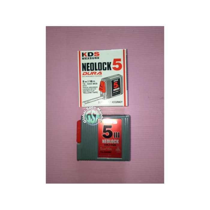 KDS METERAN NEOLOCK 5 M / MEASURING TAPE 5 METER TERMURAH