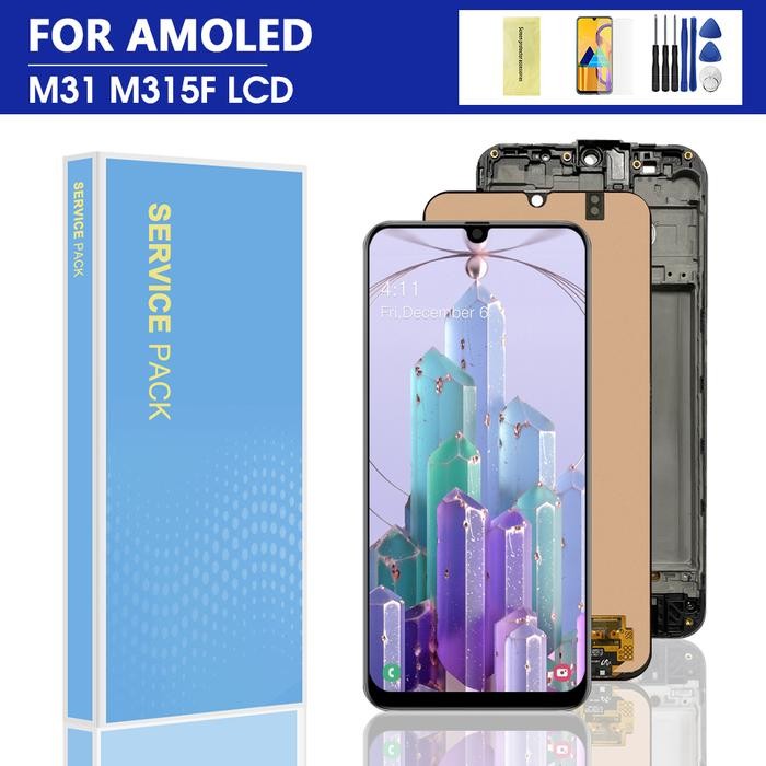 6.4inch For AMOLED M31 lcd For Samsung M31 M315 SMM315FDS LCD Disp