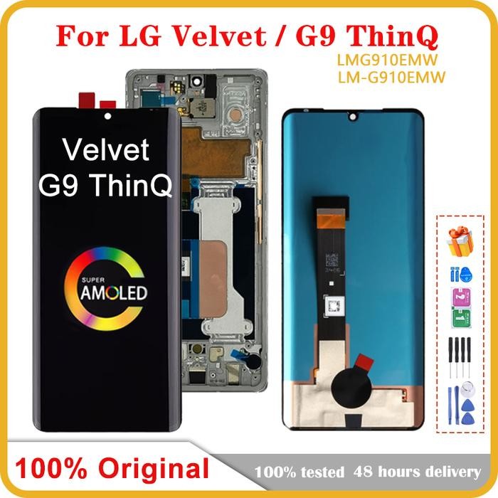 6.8inchOriginal AMOLED For LG G9 ThinQ G910 G900 LCD Display Touch S