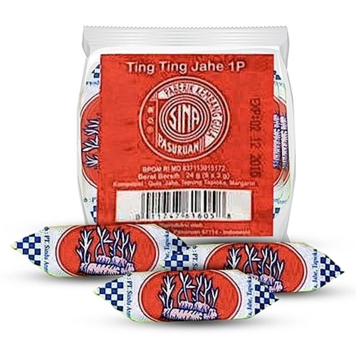 

New Permen Ting Ting Jahe Sina, Sin A, Ginger Candy / Enting Enting Jadul