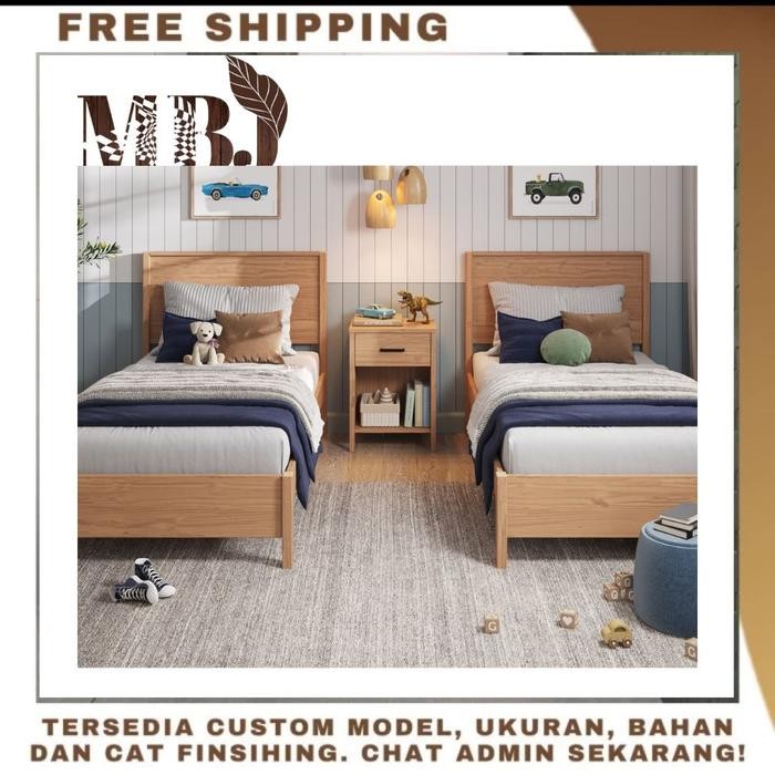 Ranjang Tempat Tidur / Dipan 90200 / Dipan Tempat Tidur Anak / Dipan Kost Kostan / Dipan Anak 90200